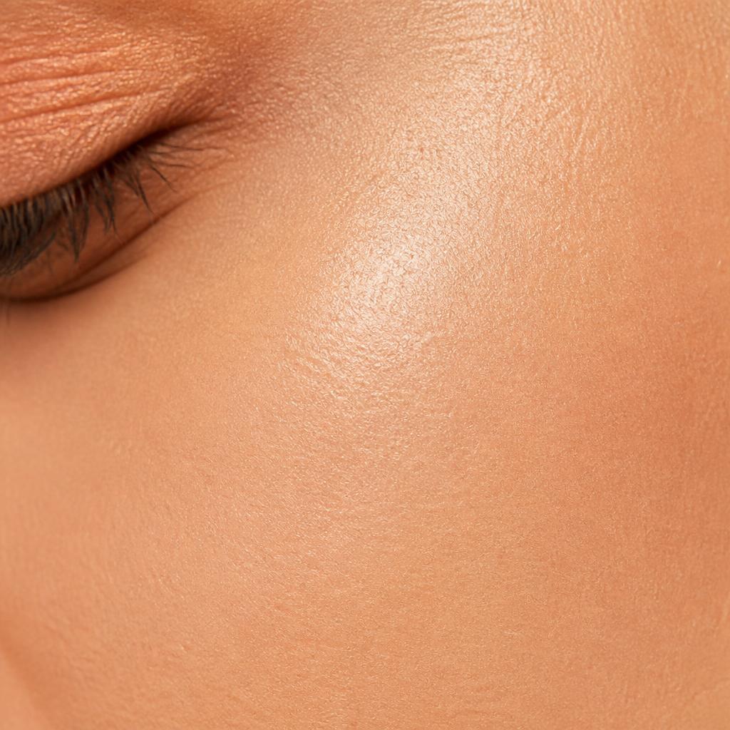 Smooth healthy skin texture close-up